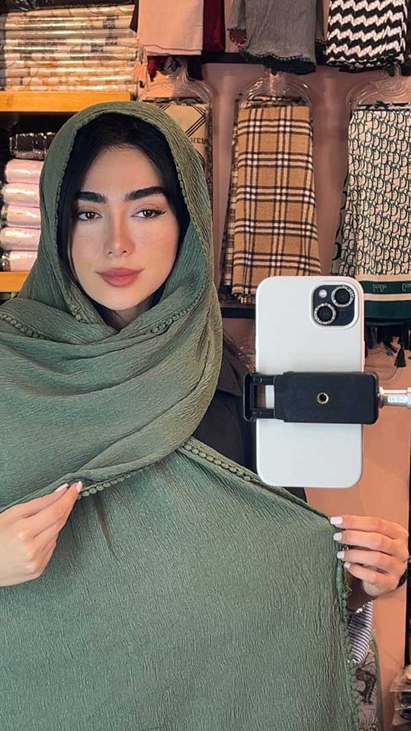 شال پلیسه دورعدسی بسته12رنگی کد ps36 (عمده)
