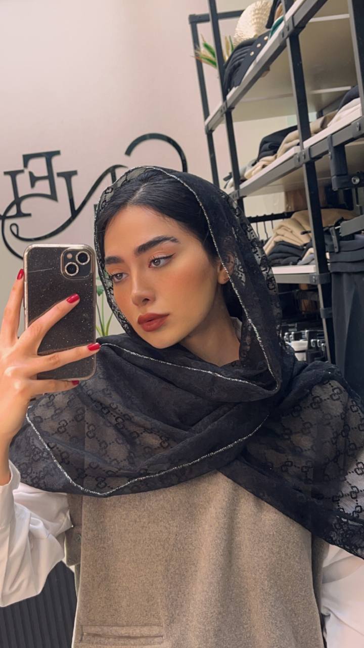 شال توری بسته6رنگی کد sm30 (عمده)