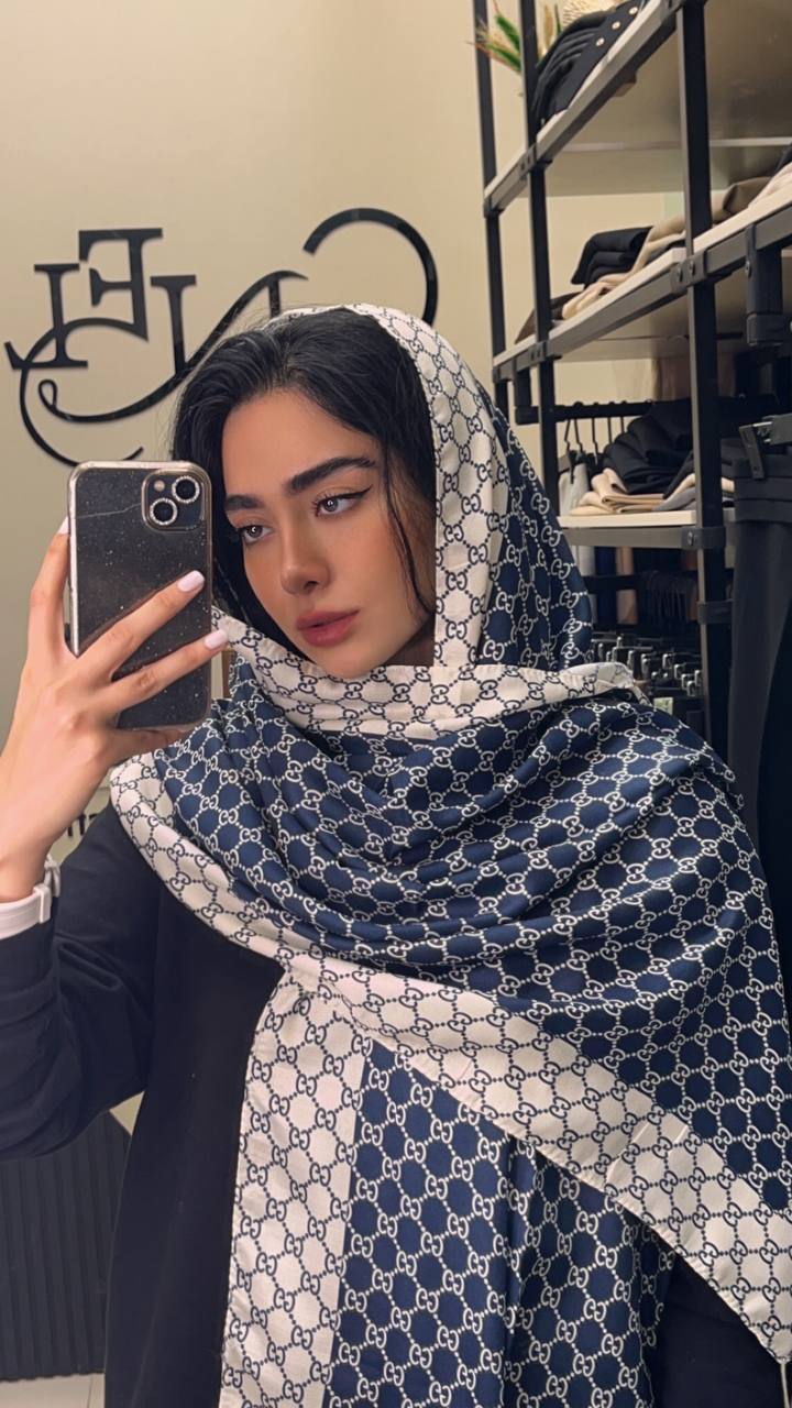 شال چاپی پک سورمه ای بسته10طرحی کد sh45 (عمده)