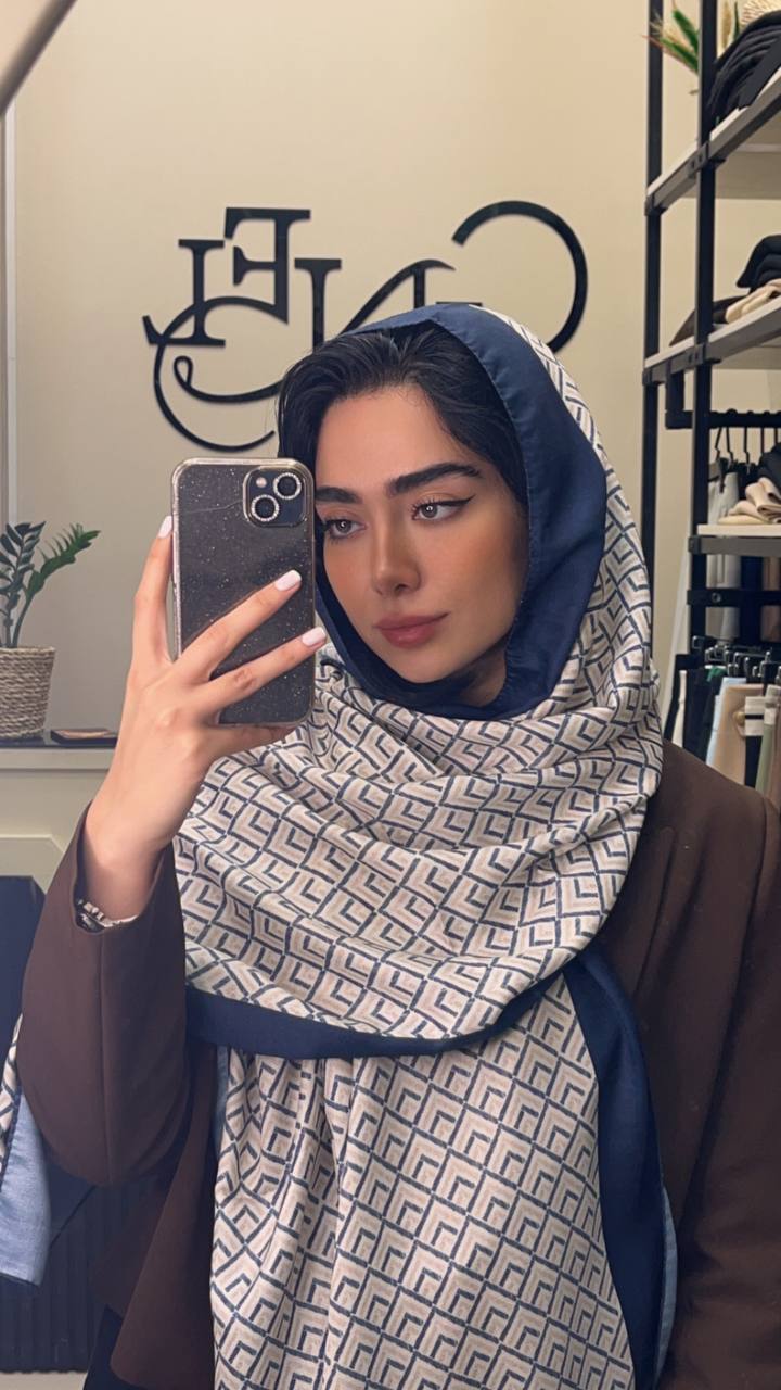 شال چاپی پک سورمه ای بسته10طرحی کد sh45 (عمده)