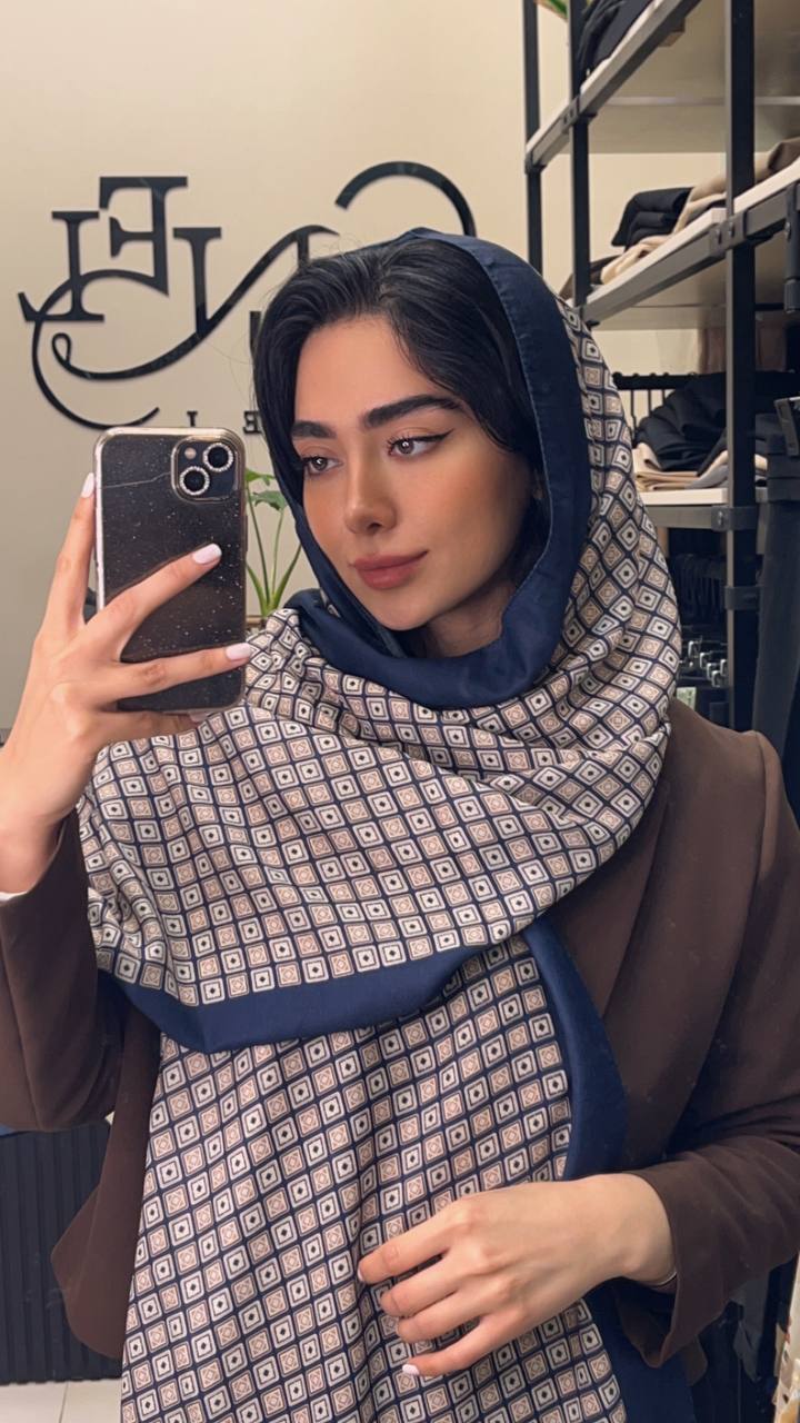 شال چاپی پک سورمه ای بسته10طرحی کد sh45 (عمده)
