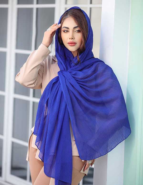 شال پلیسه حریر بسته17رنگی کد sp39 (عمده)
