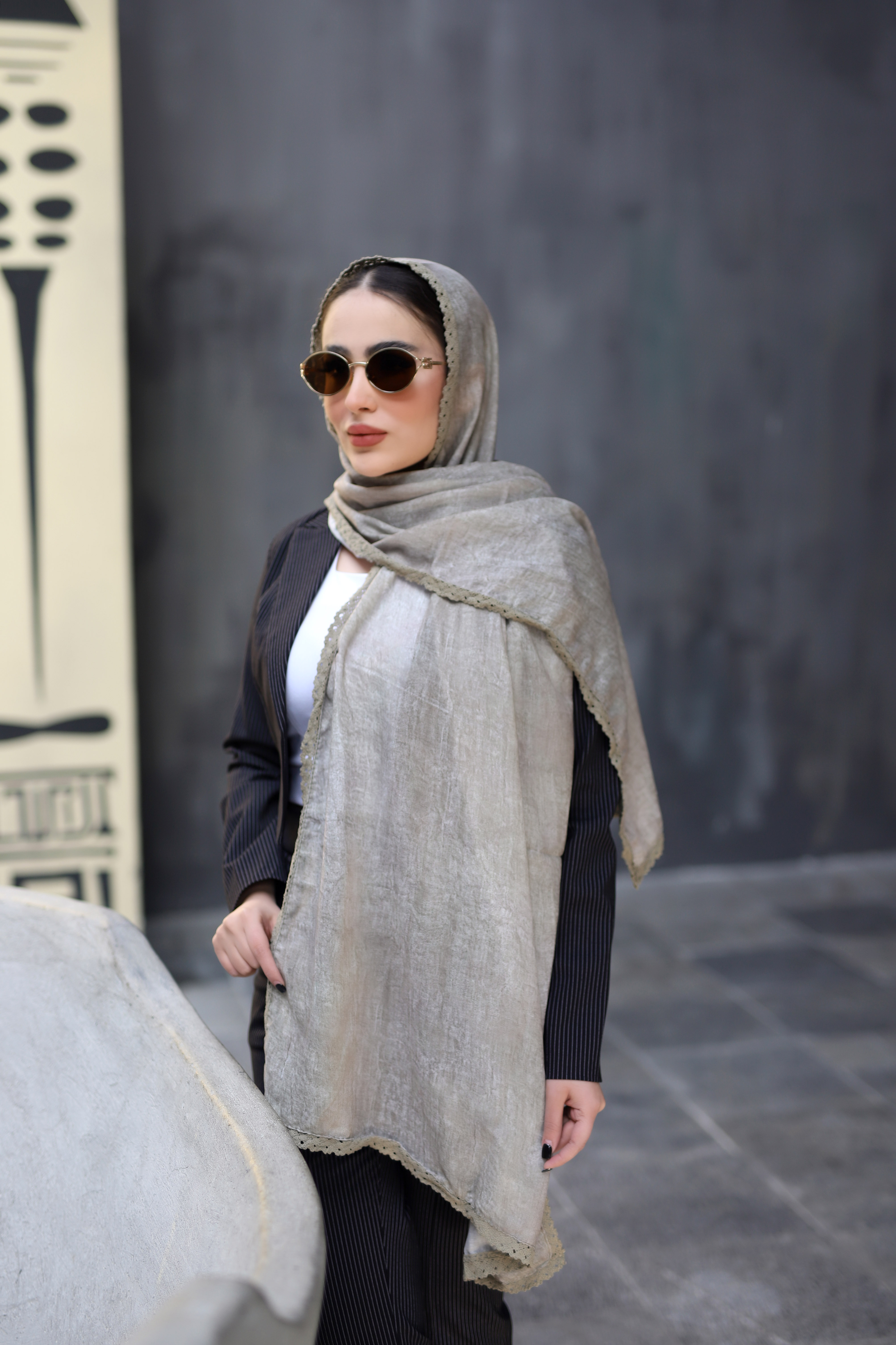 شال سنگشور دورگیپور بسته10رنگی کد sa11 (عمده)
