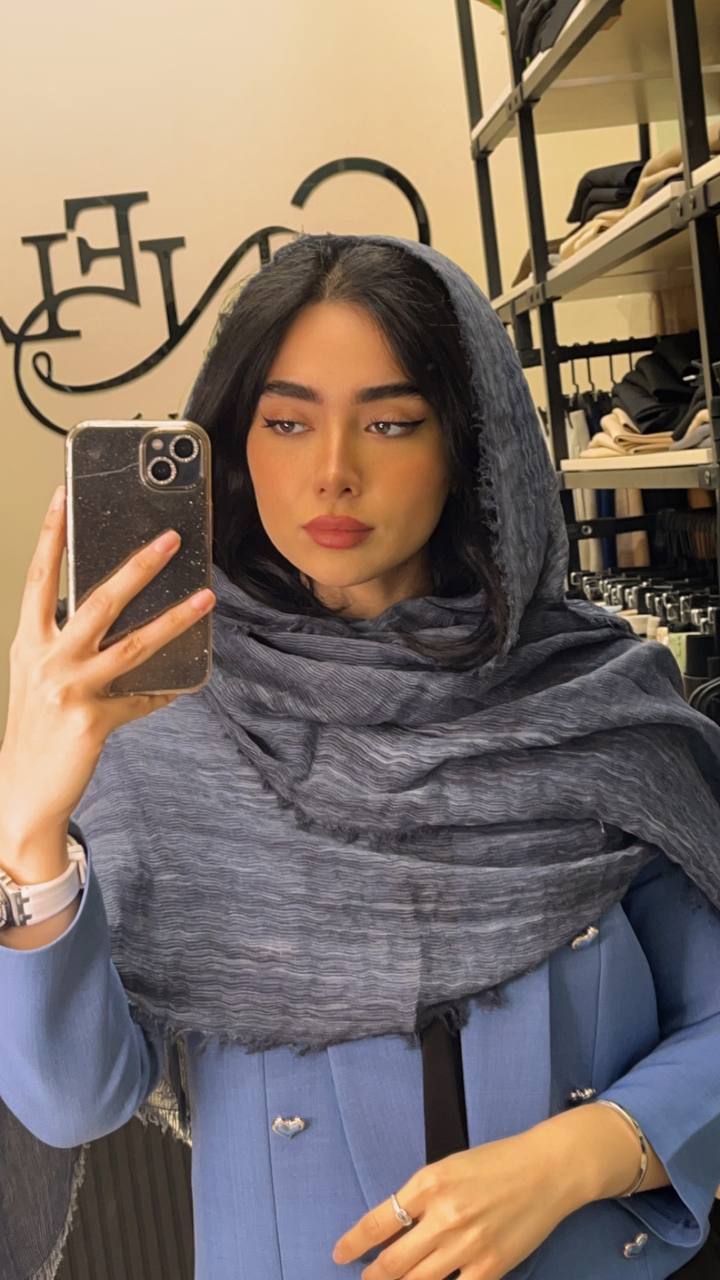 شال کنفی دور ریش وارداتی بسته12رنگی کد sa13 (عمده)