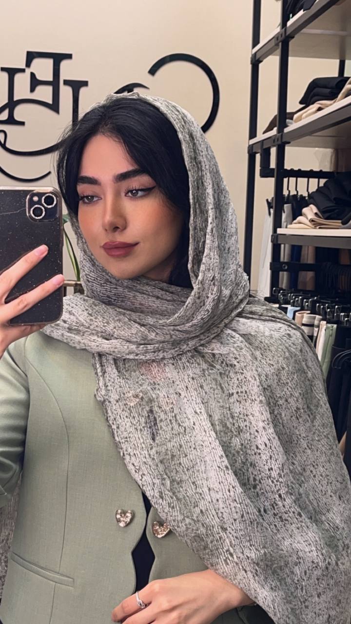 شال ابرنگی وارداتی بسته12رنگی کد sa14 (عمده)
