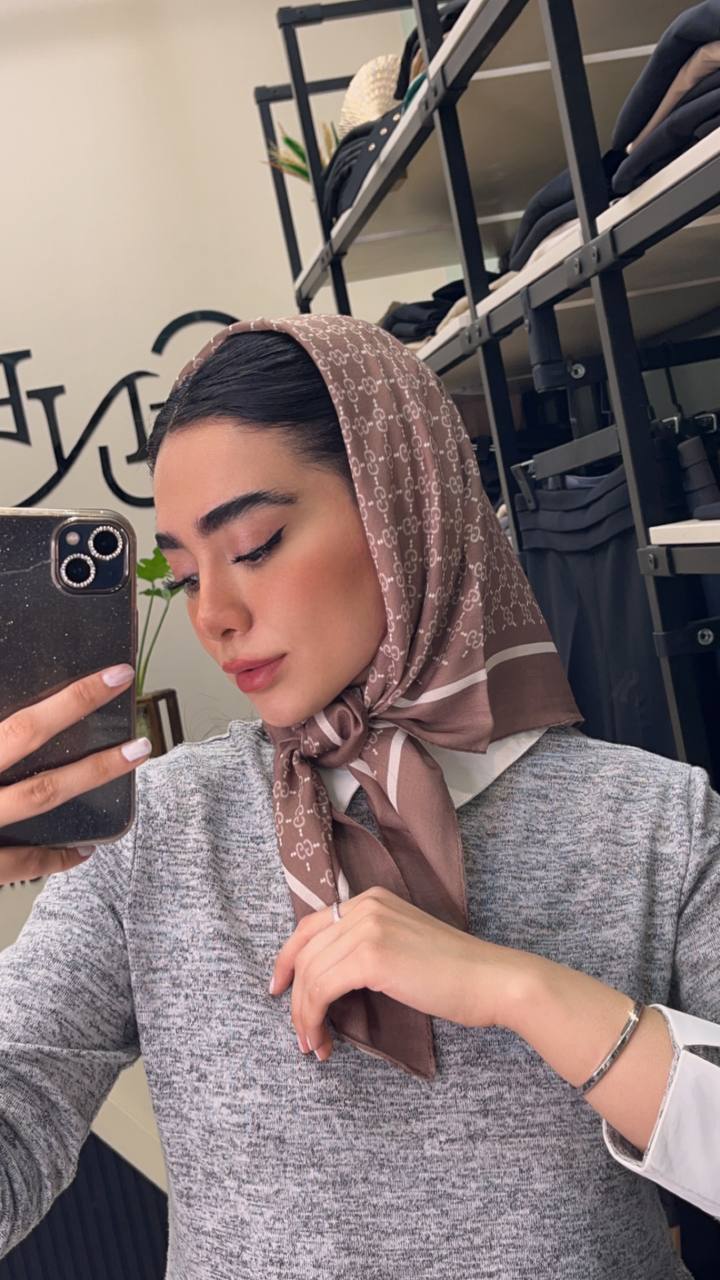 مینی اسکارف پک نسکافه ای بسته8طرحی کد mt27 (عمده)