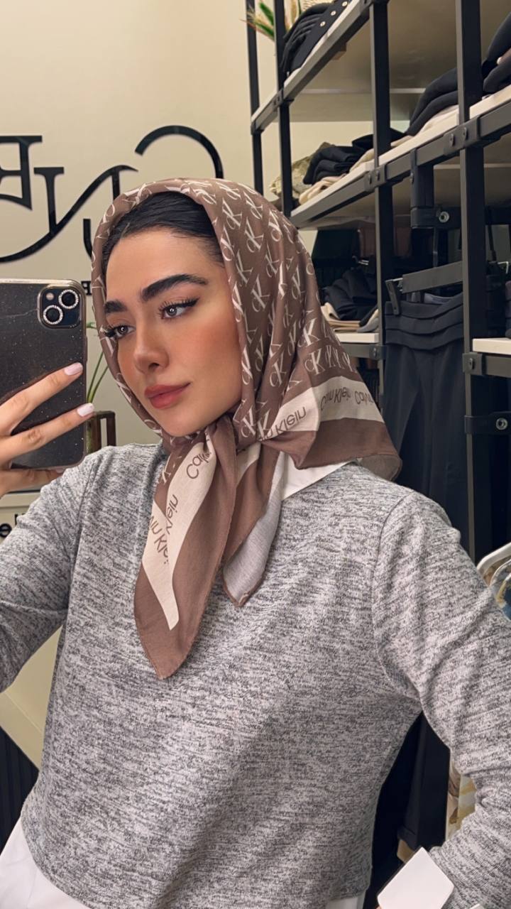 مینی اسکارف پک نسکافه ای بسته8طرحی کد mt27 (عمده)