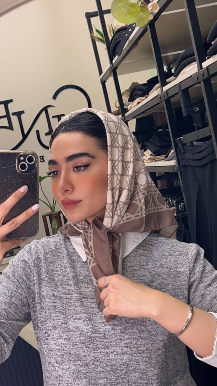مینی اسکارف پک نسکافه ای بسته8طرحی کد mt27 (عمده)