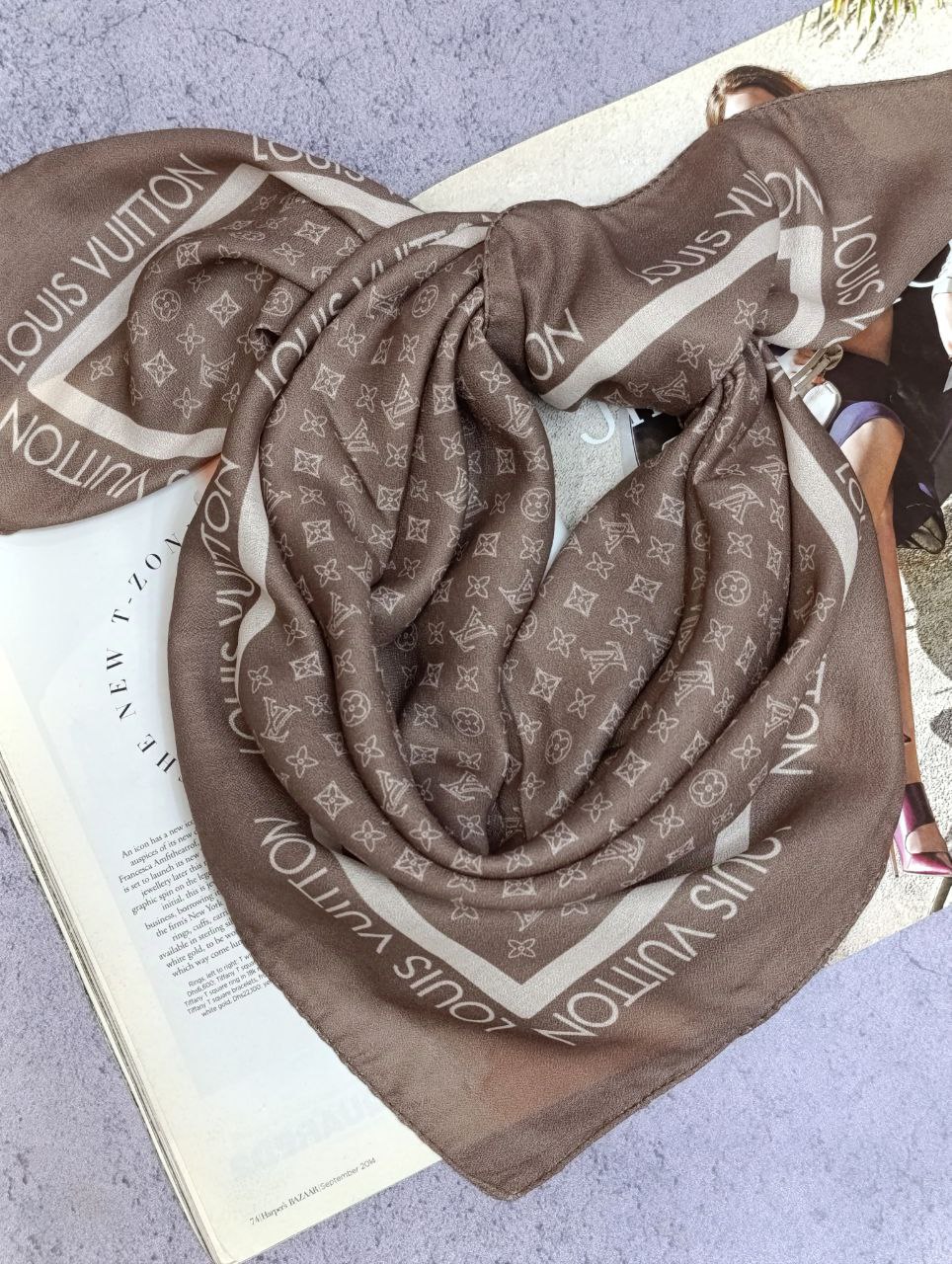 مینی اسکارف پک نسکافه ای بسته8طرحی کد mt27 (عمده)