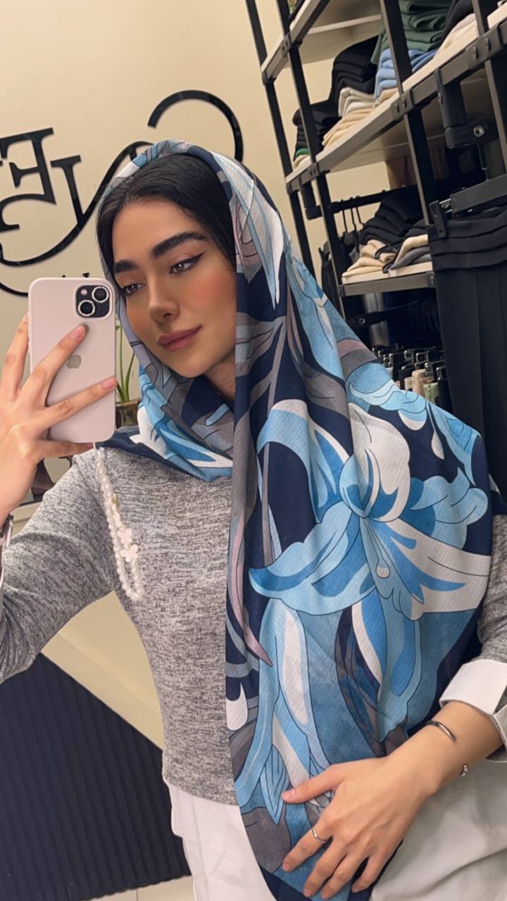 روسری حریرگارزا بسته6رنگی کد r81 (عمده)