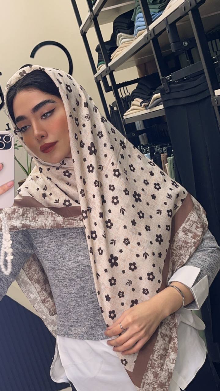 روسری نخی بسته6طرحی کد r83 (عمده)