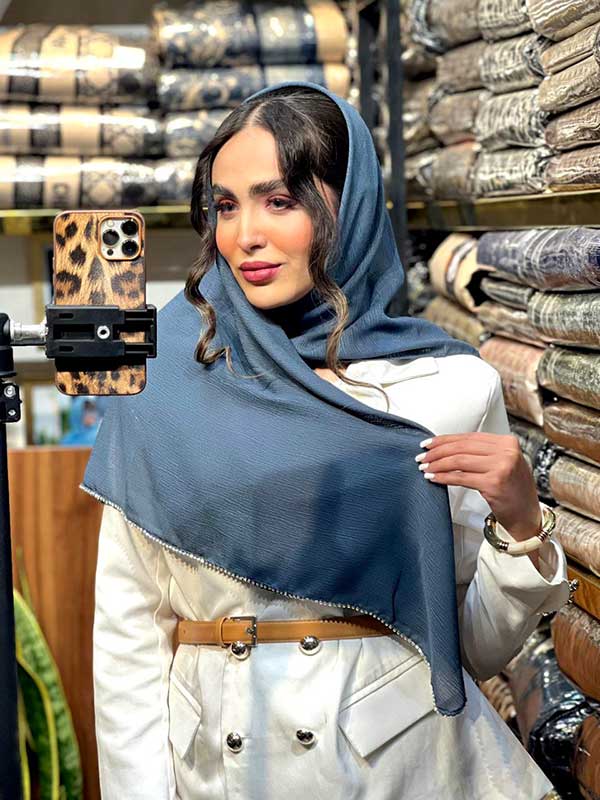 روسری درختی دورنگین بسته8رنگی کد rm18 (عمده)
