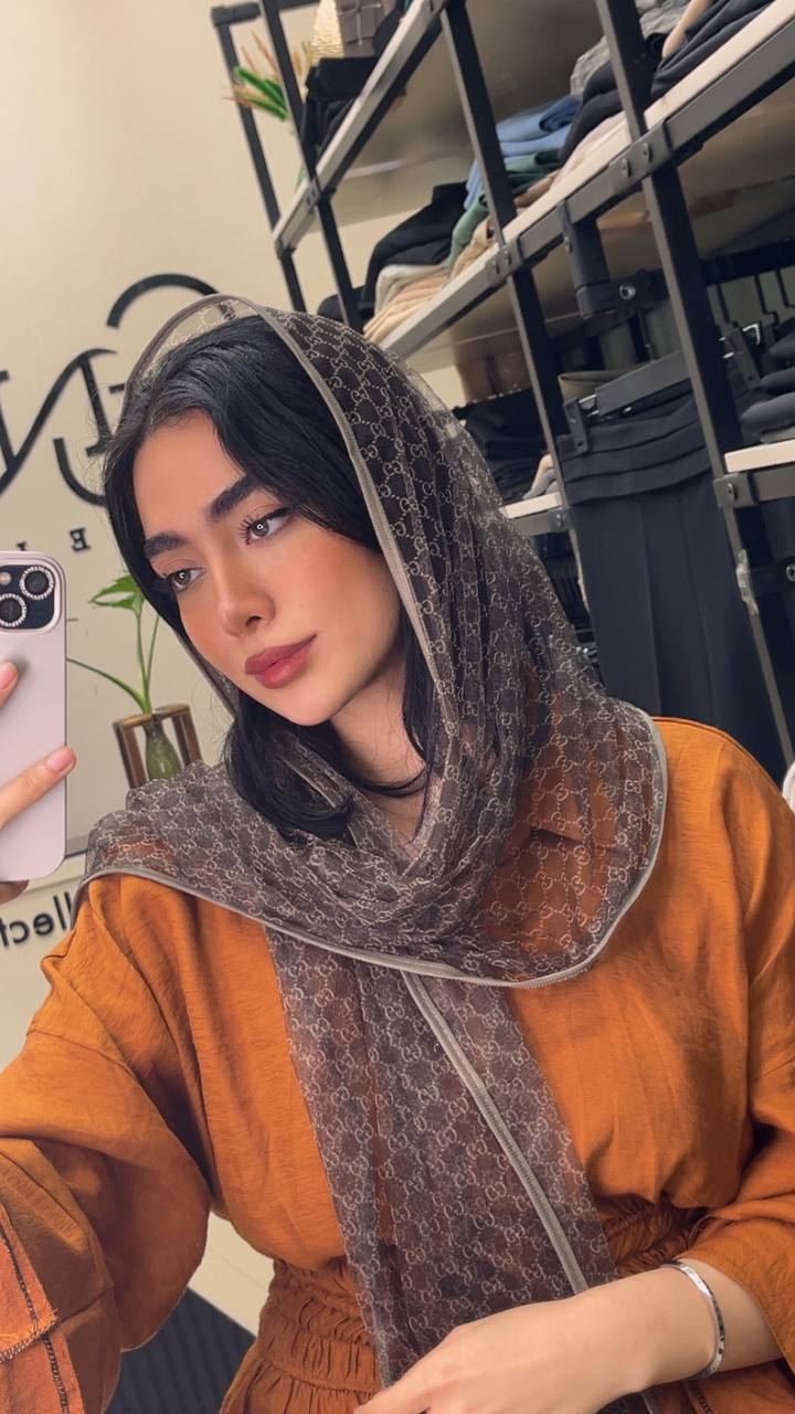 شال توری بسته6طرحی کد sh58 (عمده)