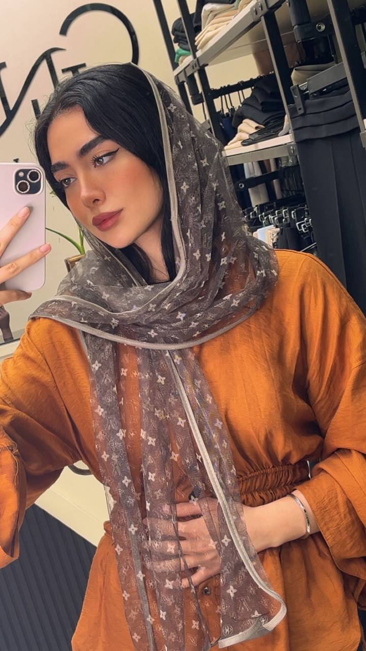 شال توری بسته6طرحی کد sh58 (عمده)