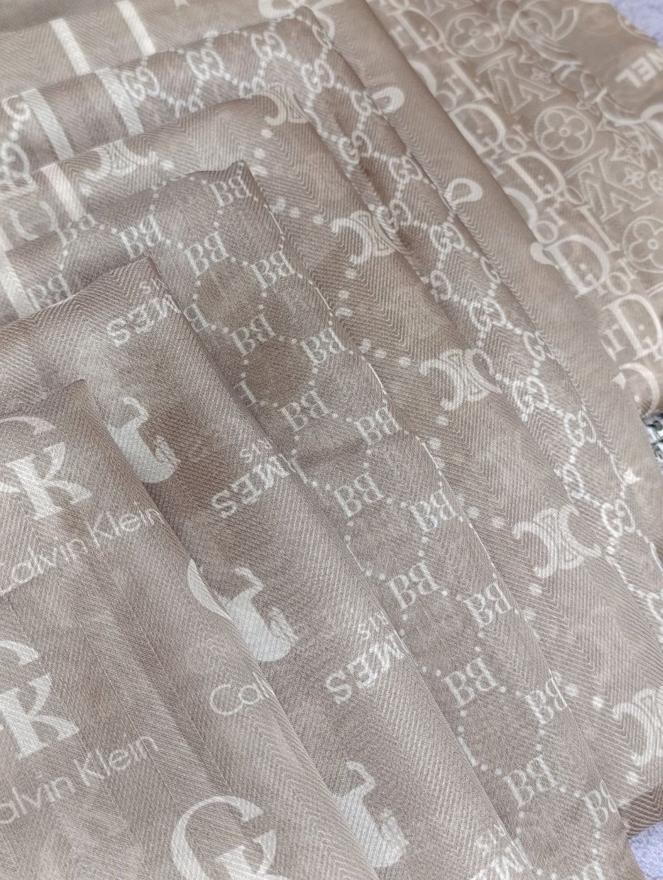 شال حریر پک کرم بسته10طرحی کد sh60 (عمده)