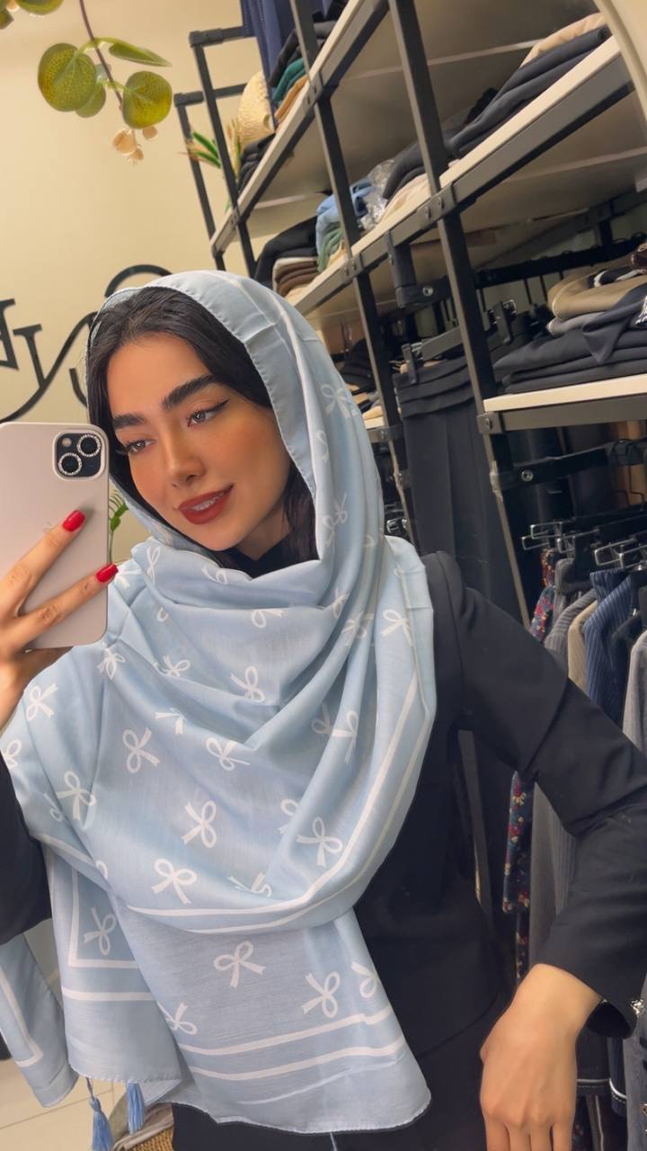 شال چاپی طرح پاپیون بسته10رنگی کد sh44 (عمده)