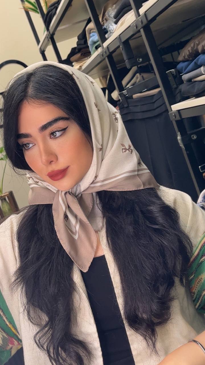 مینی اسکارف طرح پاپیون بسته10رنگی کد mt48 (عمده)