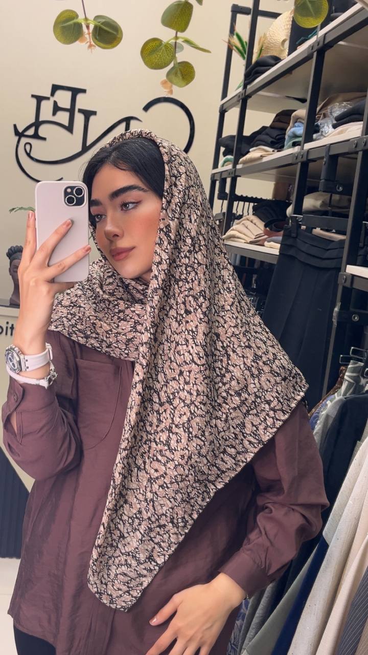 روسری نخی چاپ خیس بسته6رنگی کد r95 (عمده)
