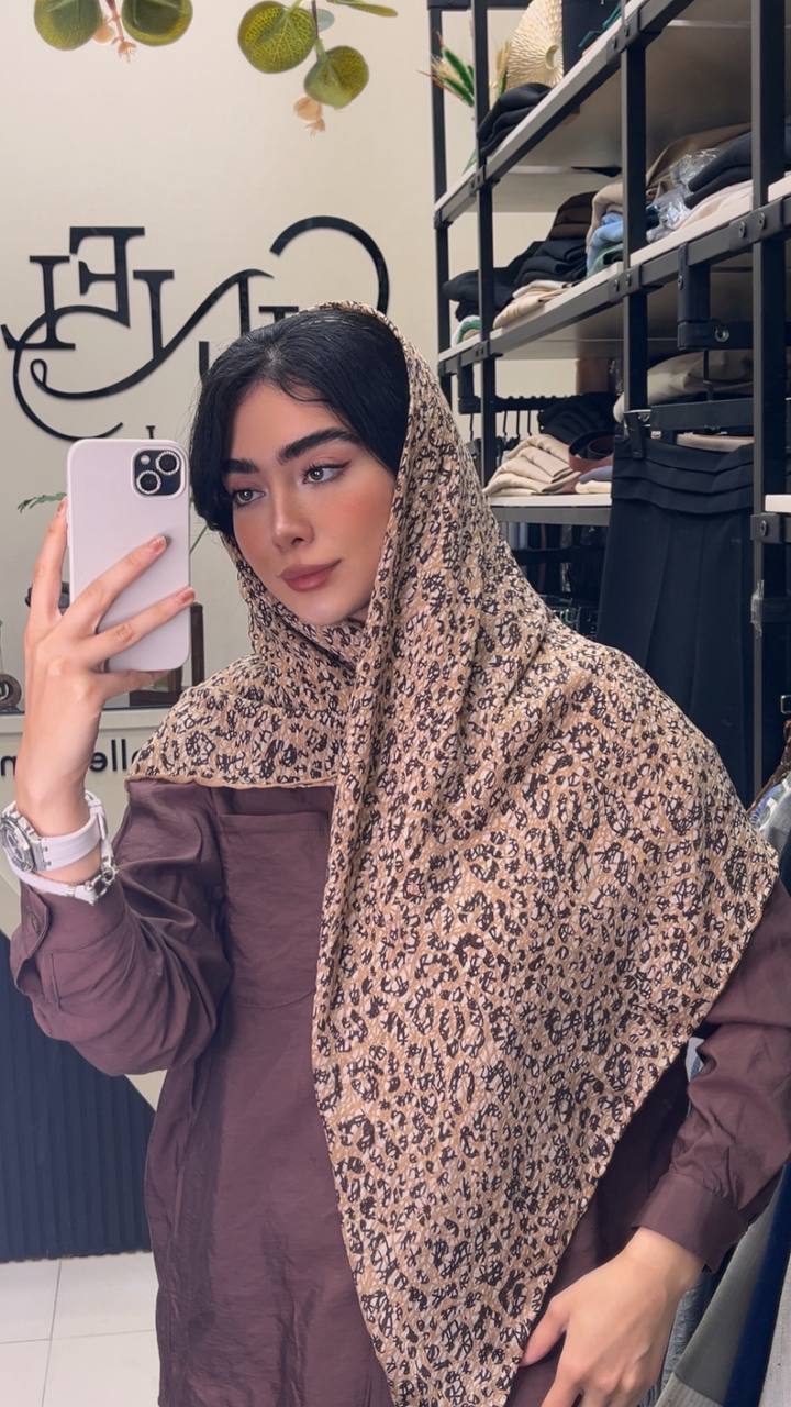 روسری نخی چاپ خیس بسته6رنگی کد r95 (عمده)
