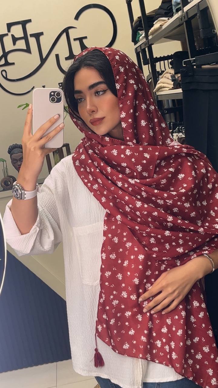 شال چاپی پک گل بسته10طرحی کد sh73 (عمده)