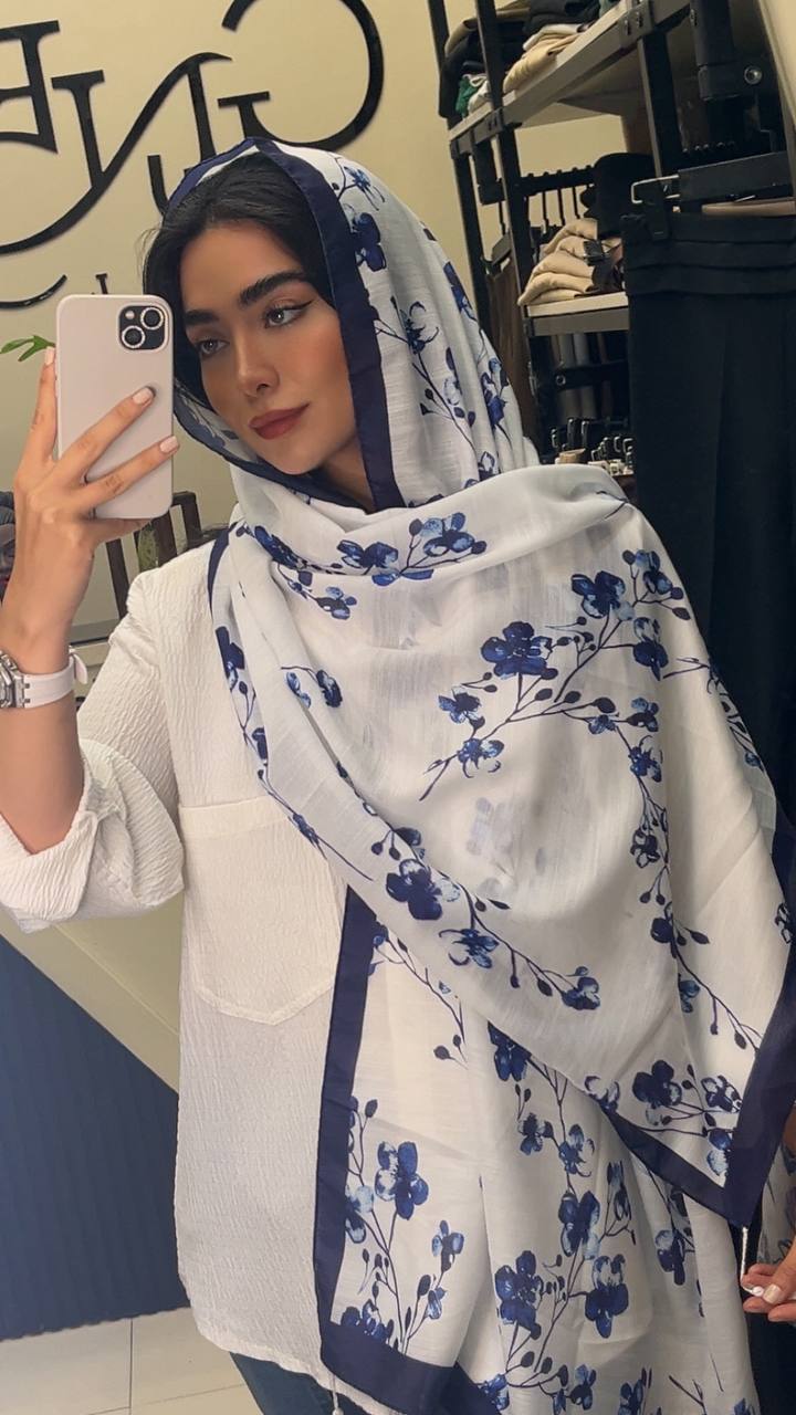 شال چاپی ابرنگی پک سورمه ای بسته8طرحی کد sh54 (عمده)