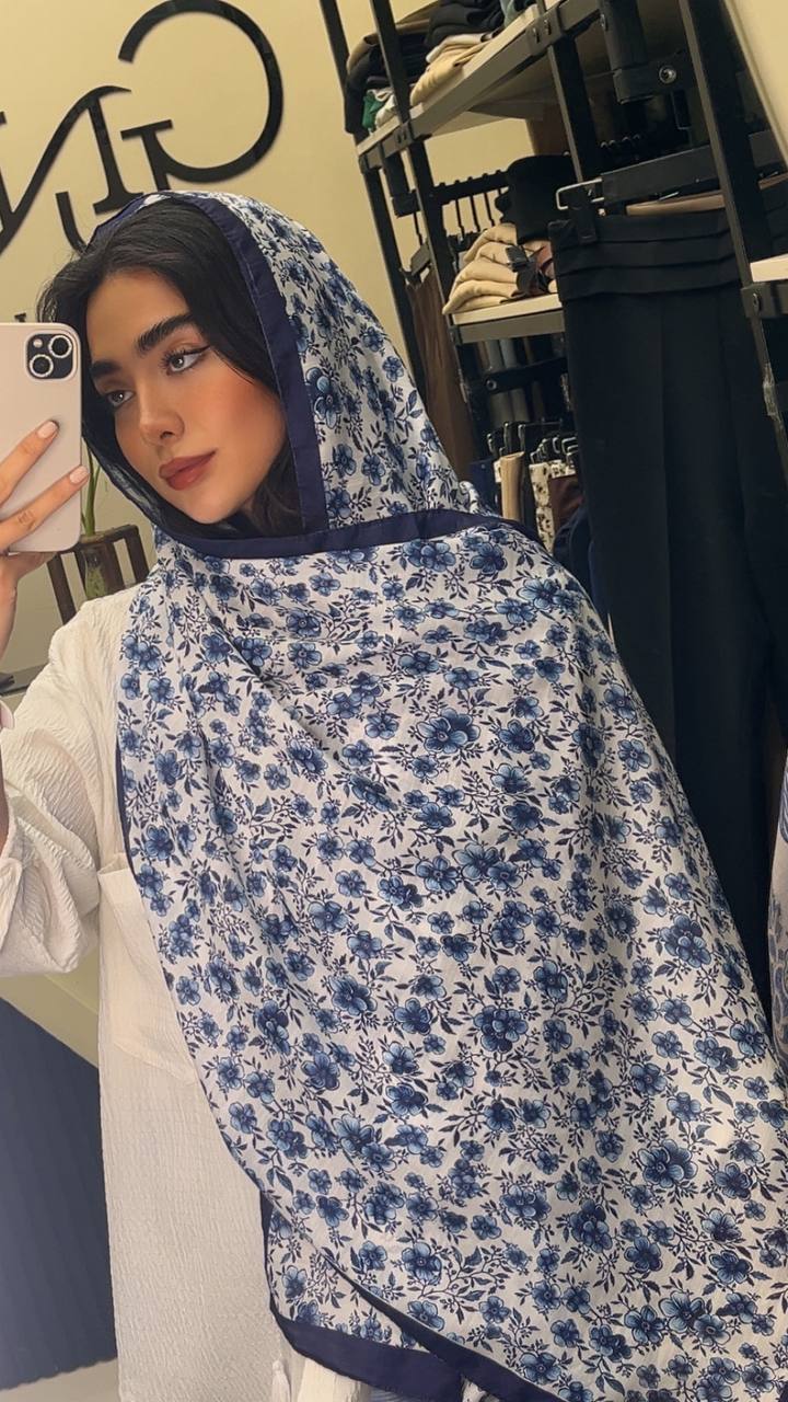 شال چاپی ابرنگی پک سورمه ای بسته8طرحی کد sh54 (عمده)