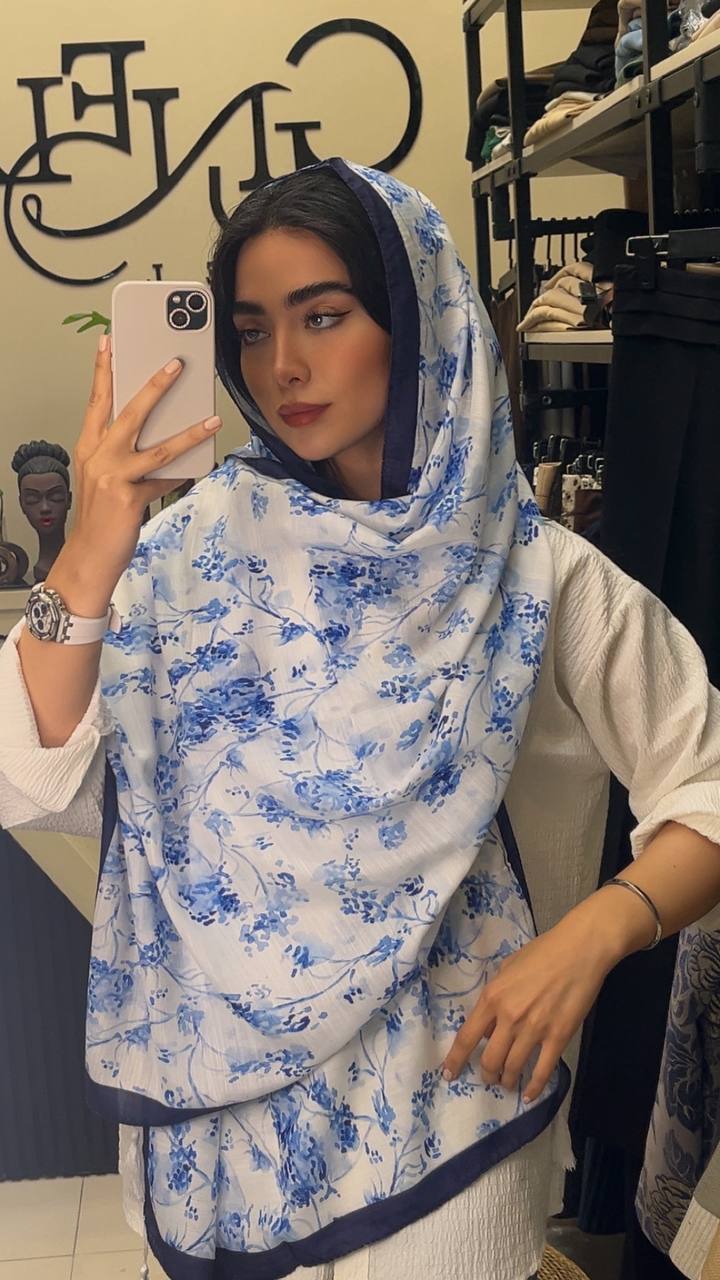 شال چاپی ابرنگی پک سورمه ای بسته8طرحی کد sh54 (عمده)