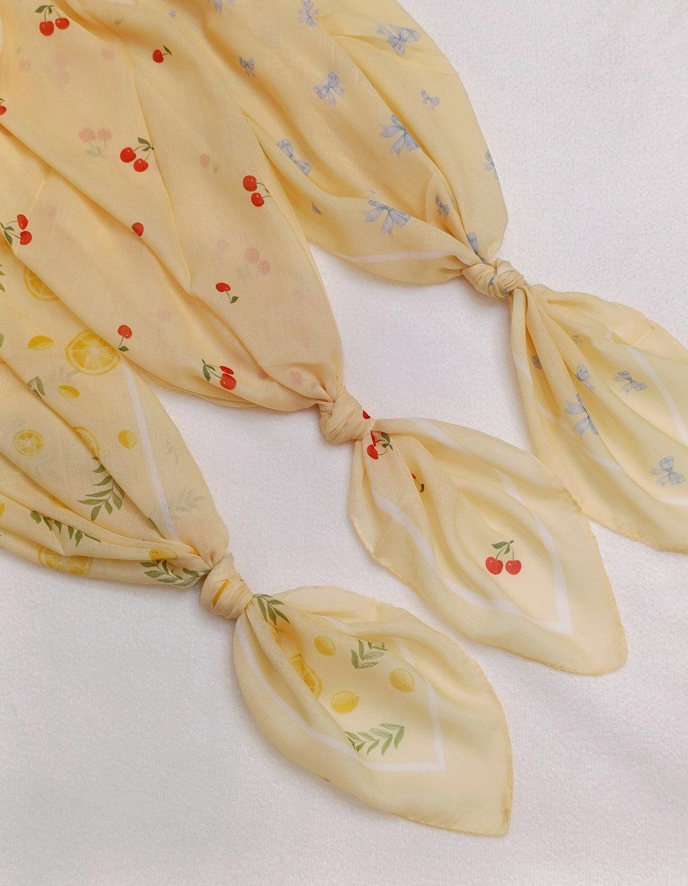 مینی اسکارف پک کره ای بسته10طرحی کد mt55 (عمده)