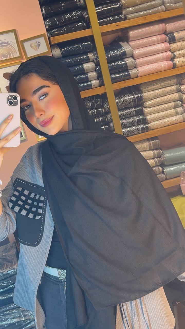 شال درختی مشکی سری انتخابی کد sa21 (عمده)