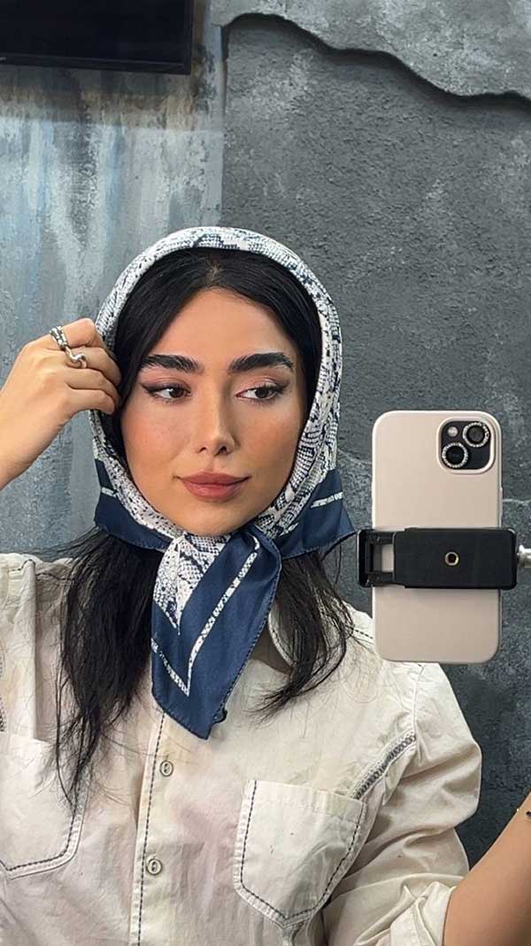 مینی اسکارف پک سورمه ای بسته10طرحی کد mt61 (عمده)
