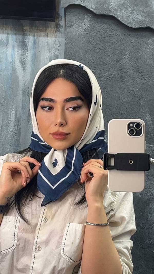 مینی اسکارف پک سورمه ای بسته10طرحی کد mt61 (عمده)
