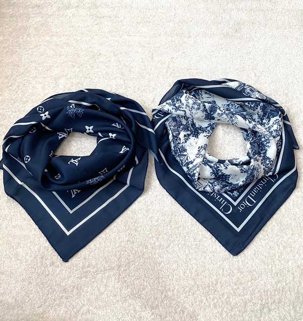 مینی اسکارف پک سورمه ای بسته10طرحی کد mt61 (عمده)
