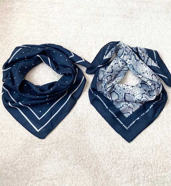 مینی اسکارف پک سورمه ای بسته10طرحی کد mt61 (عمده)
