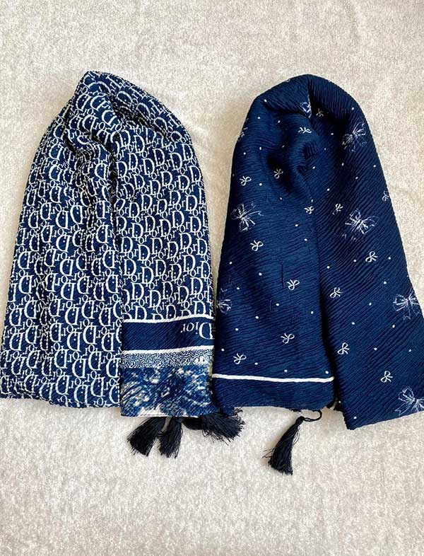 شال پلیسه پک سورمه ای بسته10طرحی کد sp74 (عمده)
