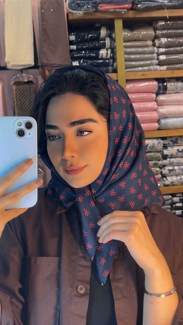 مینی اسکارف پاپیون بسته13رنگی کد mt67 (عمده)
