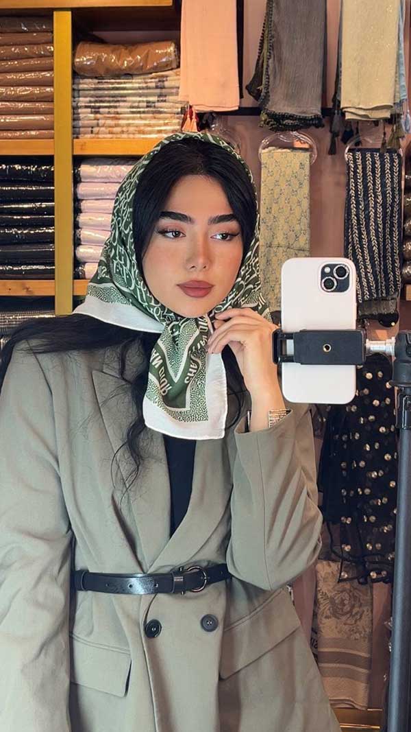 مینی اسکارف dior بسته10رنگی کد mt68 (عمده)
