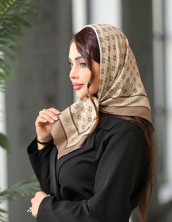 مینی اسکارف پک کرم بسته10طرحی کد mt71 (عمده)
