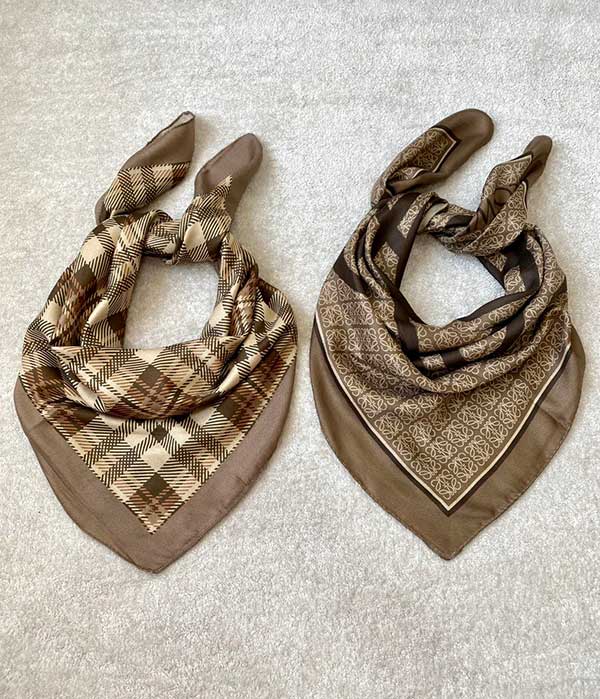 مینی اسکارف پک کرم بسته10طرحی کد mt71 (عمده)
