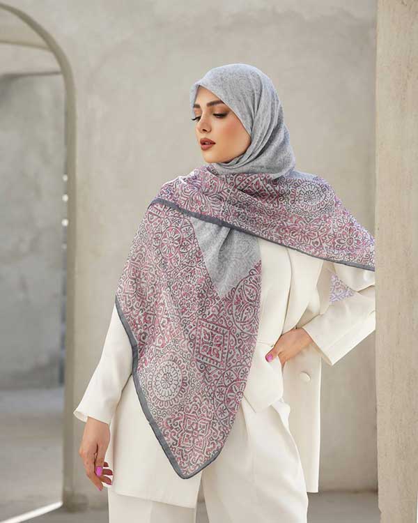 روسری گارزا بسته10رنگی کد r115 (عمده
