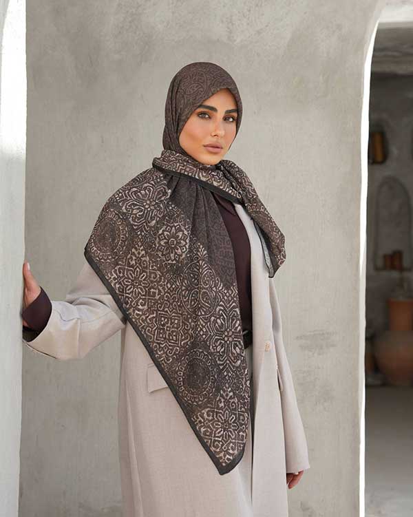 روسری گارزا بسته10رنگی کد r115 (عمده
