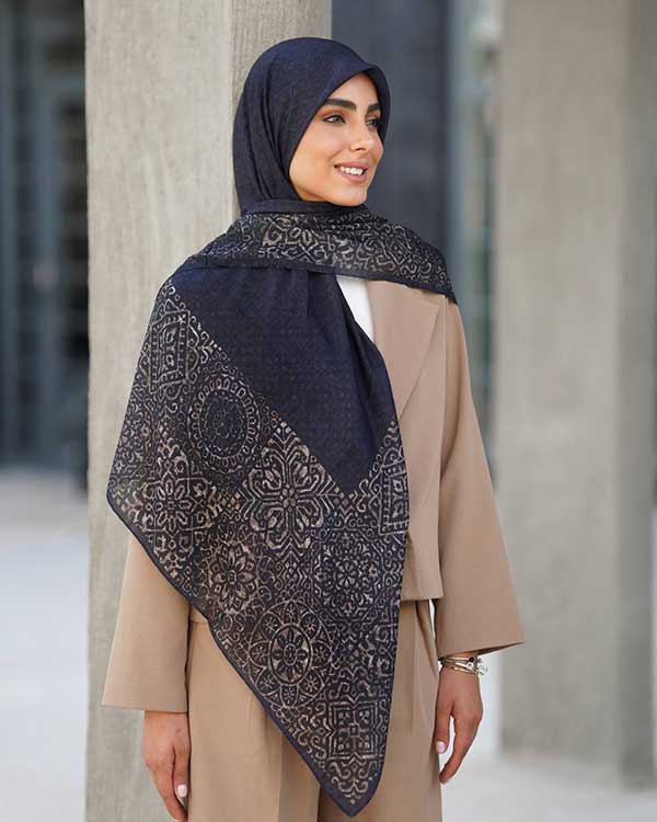 روسری گارزا بسته10رنگی کد r115 (عمده
