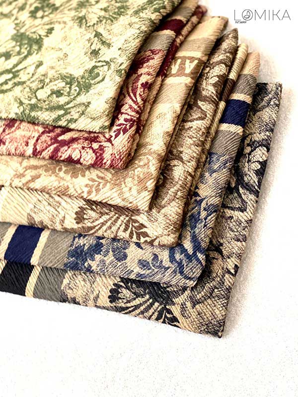 روسری پلیسه پاییزه بسته6رنگی کد r121 (عمده)
