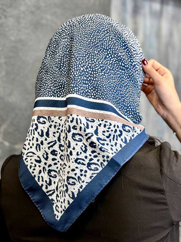 مینی اسکارف پک سورمه ای بسته10طرحی کد mt72 (عمده)
