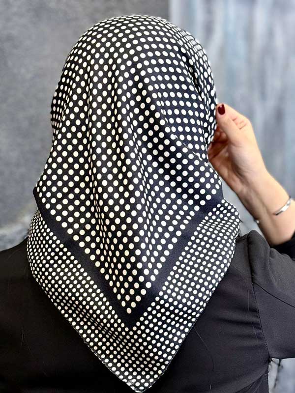 مینی اسکارف پک سفیدمشکی بسته10طرحی کد mt73 (عمده)
