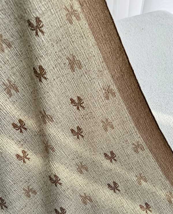 شال پلیسه پک کرم بسته10طرحی کد ps39 (عمده)
