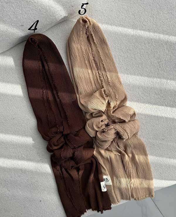 خرید شال پلیسه برشکا دورریش بسته ۱۰ رنگی | فروش عمده شال پلیسه باکیفیت و شیک
