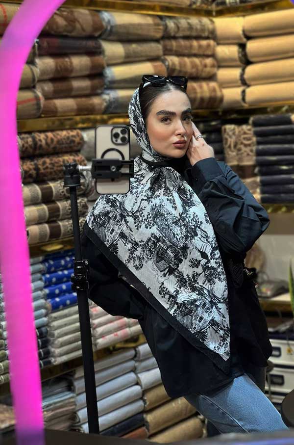 روسری پلیسه
