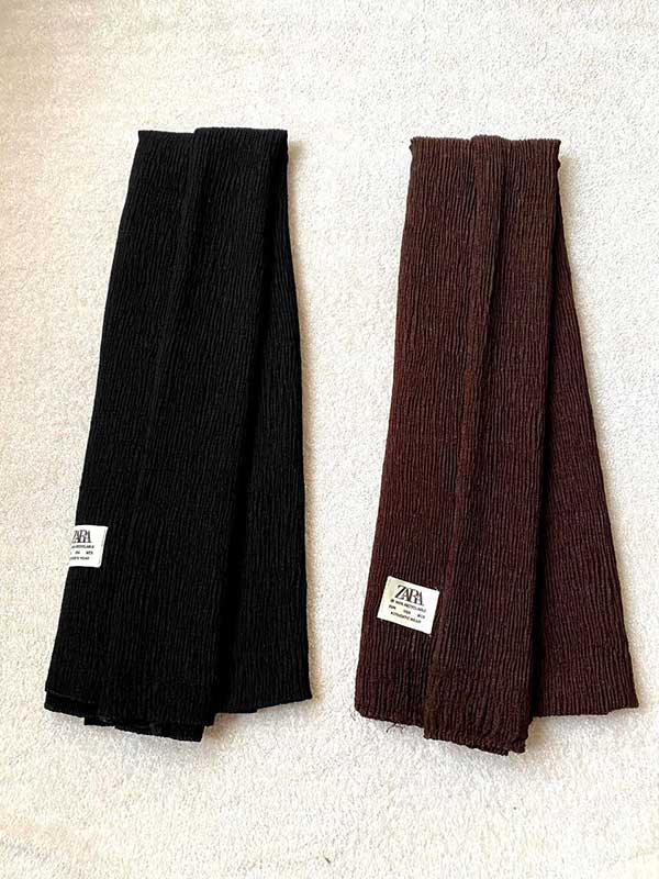 شال پلیسه پاییزه
