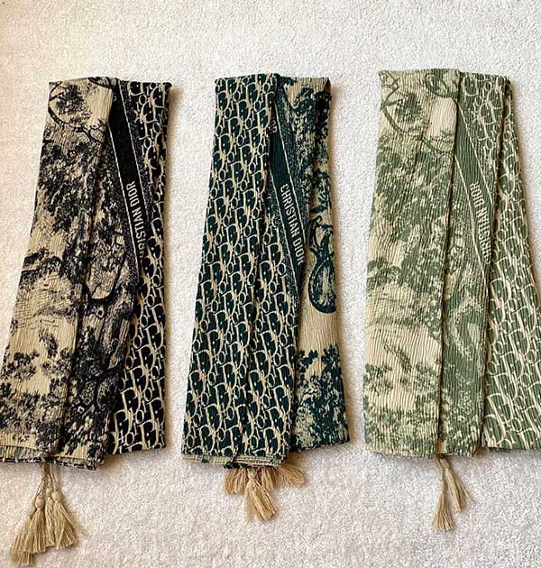 فروش عمده شال پلیسه دیور جنگلی بسته ۶ تایی | شال پلیسه شیک و پرفروش
