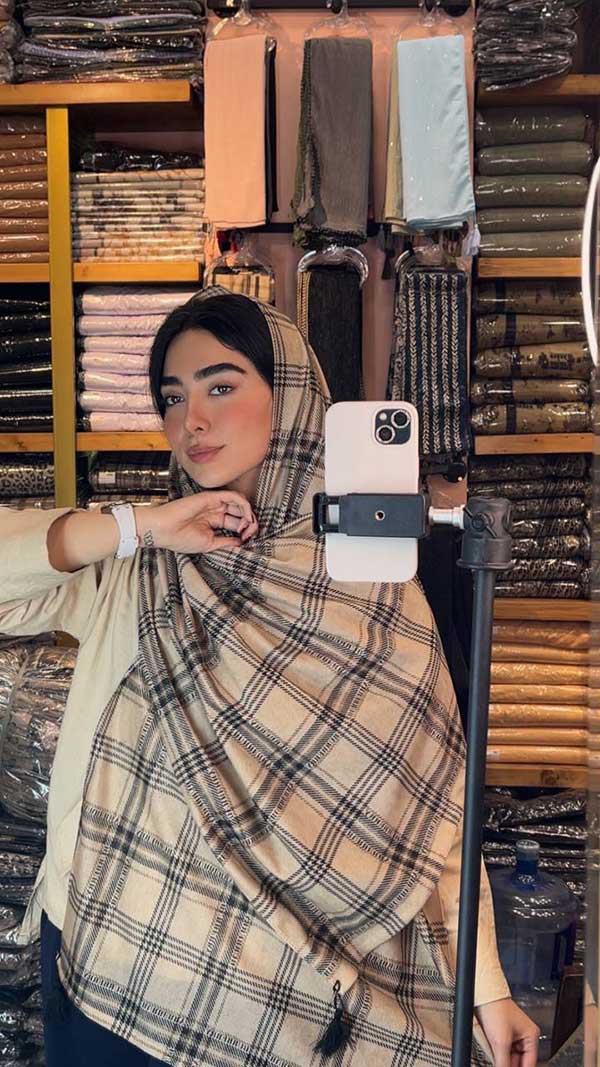 خرید شال جیر باربری بسته ۵ عددی | فروش عمده شال جیر باکیفیت
